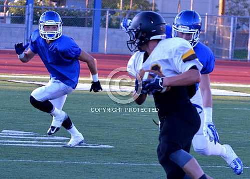 NHS vs Temecula Valley scrimmage 8 29 14