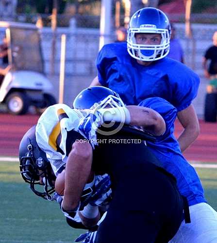 NHS vs Temecula Valley scrimmage 8 29 14