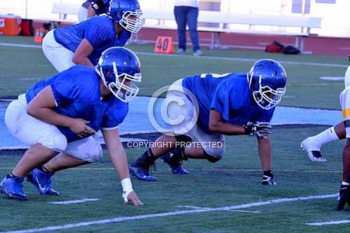 NHS vs Temecula Valley scrimmage 8 29 14