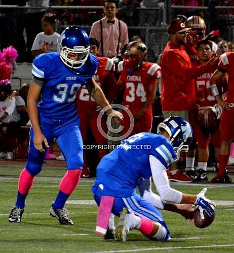 NHS @ Corona Panthers 10 17 2014